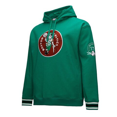 Толстовка Mitchell&Ness NBA Chainstitch Fleece Vintage Logo Boston Celtics Sweatshirt Green