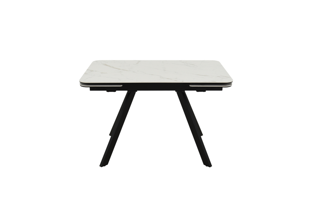 Стол Аврора Леон NEW, Керамогранит, Черный/Calacata vaglioro