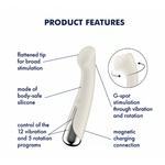 Вибратор для точки G с ротацией Satisfyer Spinning G-Spot 1 бежевый