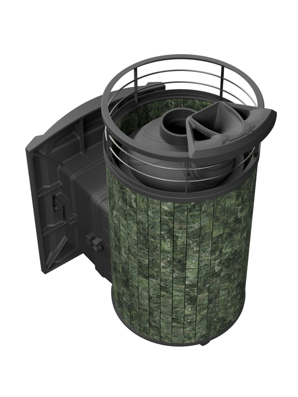 Печь банная «Атмосфера L» Змеевик ЛАМЕЛЬ+СЕТКА