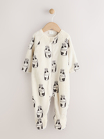 Комбинезон / Cлип для малышей флисовый Next AW3-277, Молочный