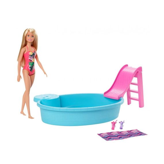 Barbie Doll And Pool Playset