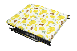 Кровать раскладная Стефания п/мягкая лист 10мм (цвет ткани разноцветный рис.лимоны (4 шт. в уп.)