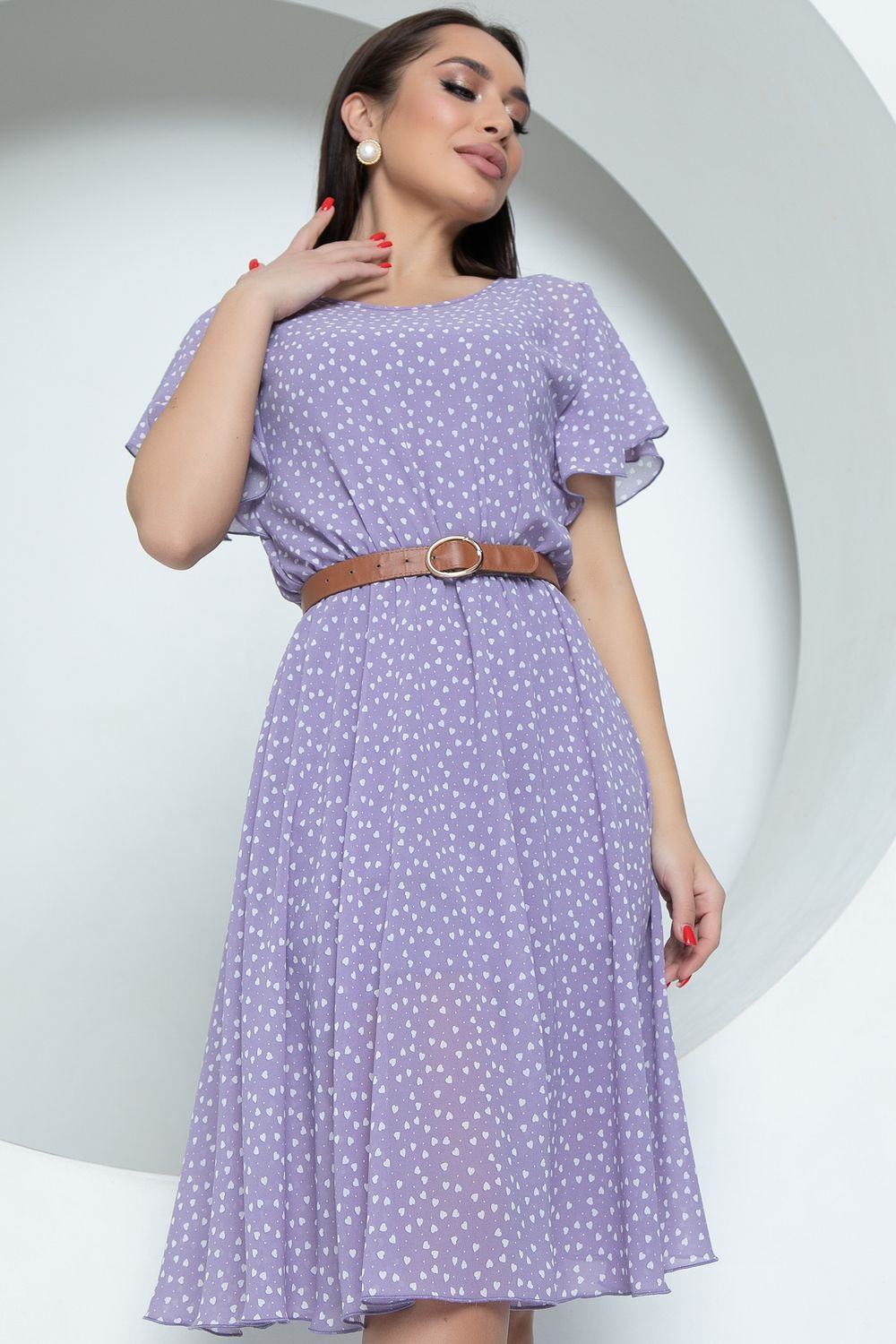 Платье Шифоновая Нимфа (сирень, нью) Diolche (Акция)