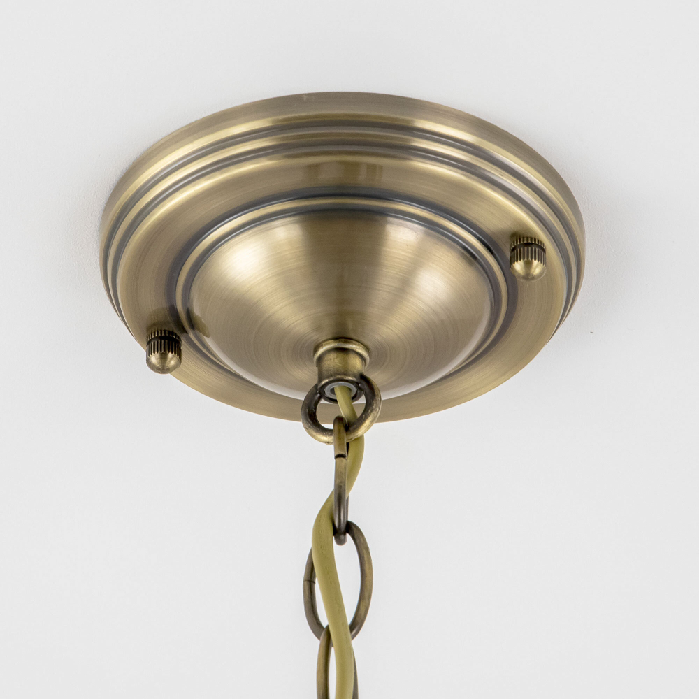 Citilux Витра-2 CL442260 Люстра подвесная витражная Бронза