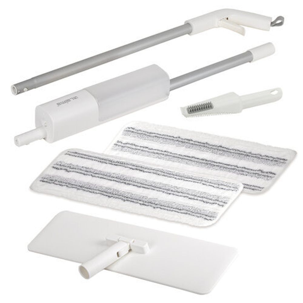 Швабра с распылителем NeoSpray luxe, 2 насадки T-Clean из плотной микрофибры, скребок, LAIMA, 609147