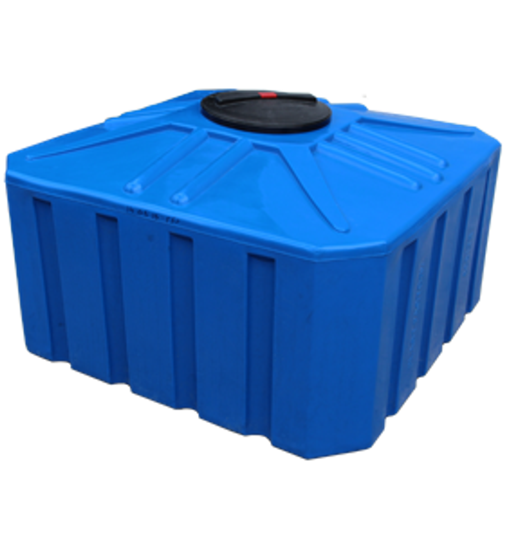 Ёмкость пластиковая пищевая STERH SQ 800 л. прямоугольная (123x123x74см;синий) - арт.555096
