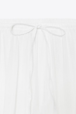 ZARA БРЮКИ-БАЛАХОНЫ, БЕЛЫЙ