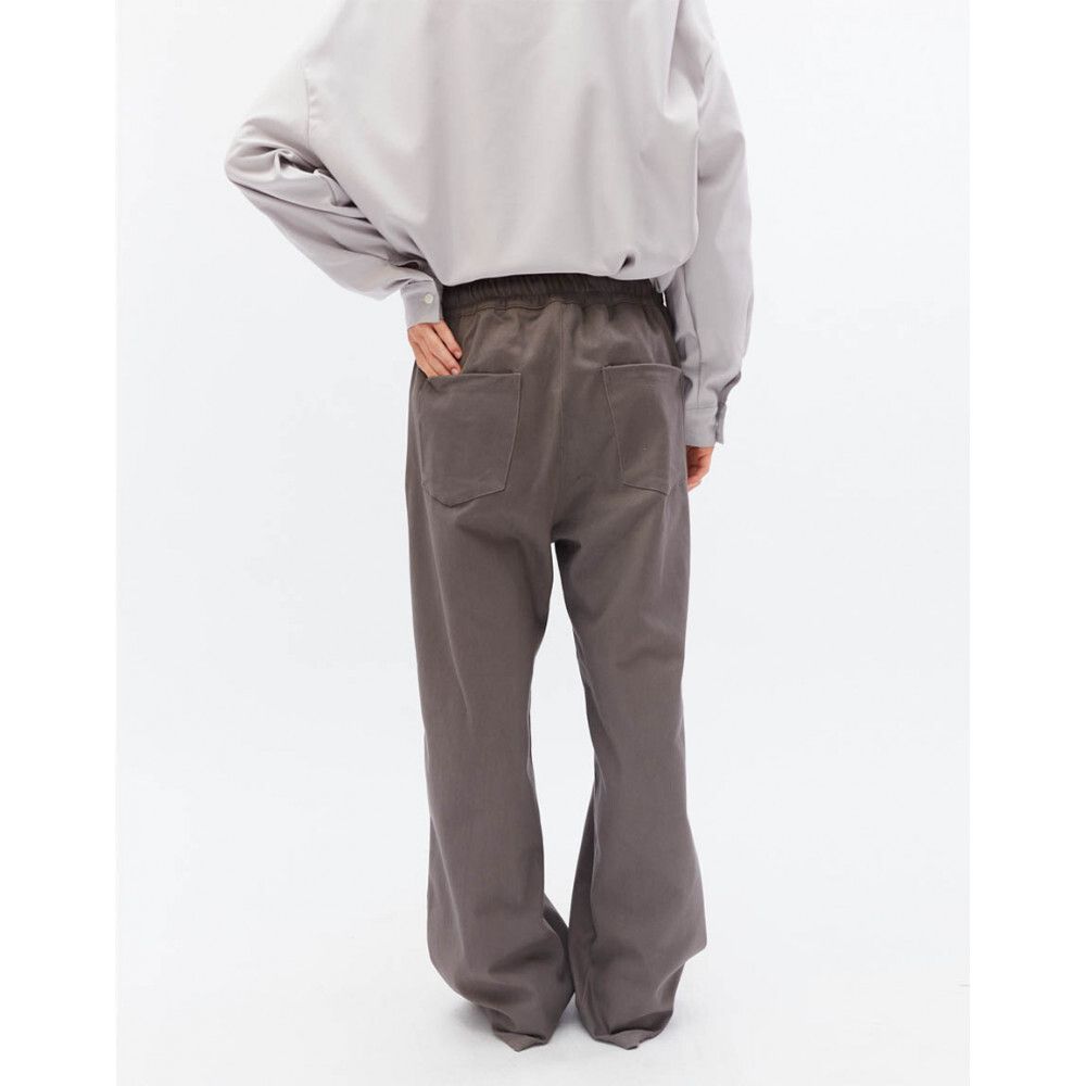 Брюки БИЧ широкие хлопковые серые