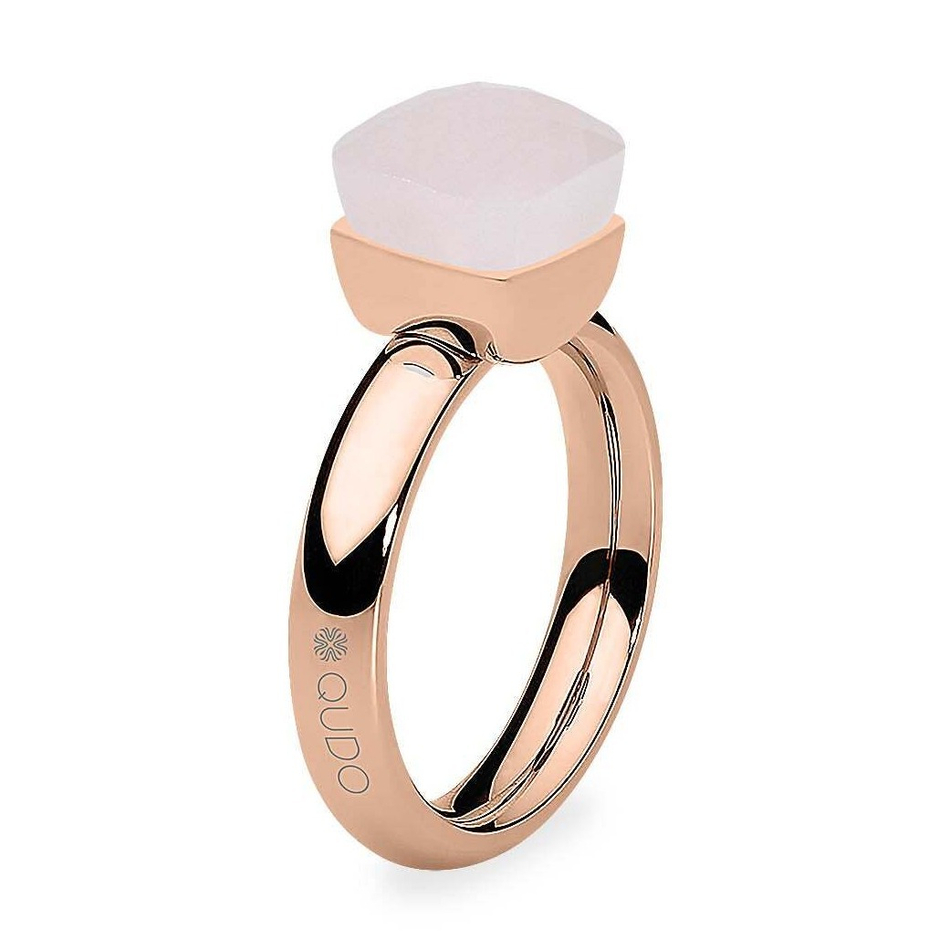 Кольцо Qudo Firenze Dark Rose Opal 18.5 мм 610095 R/RG размер 18,5