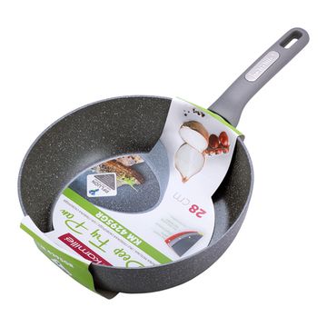 Сотейник 28 см. из литого алюминия Kamille KM-4295GR с мраморным покрытием