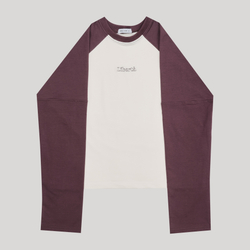 LS T-Shirt Raglan Duo Catawba Grape