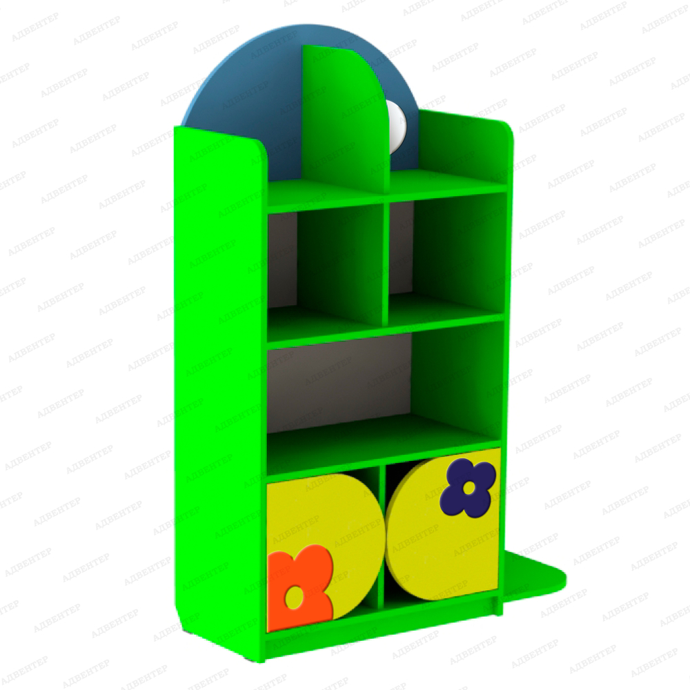 Комплект стеллажей ПОЛЯНКА с изображением