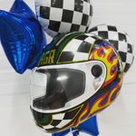 Шар (19"/48 см) Звезда, Темно-синий 1 шт.