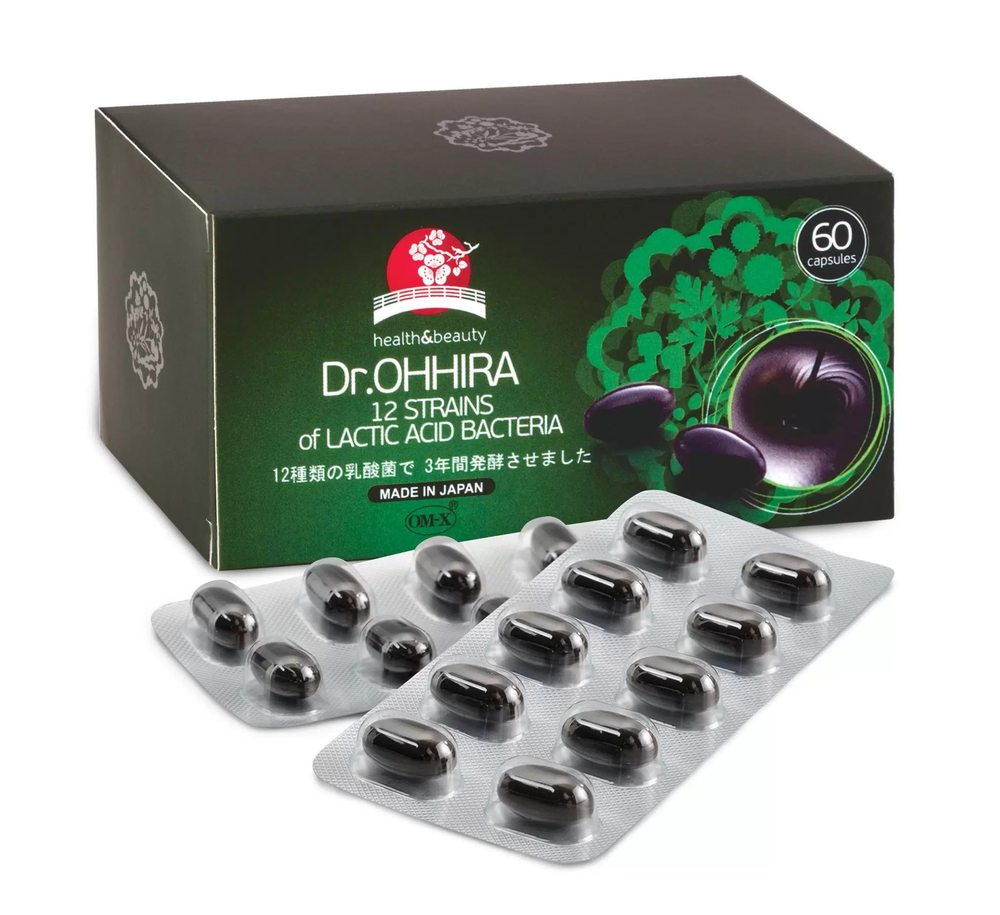 Dr. OHHIRA 12 strains of lab 3 years of fermentation Ферментированный растительный комплекс OM-X