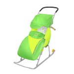 Санки-коляска «Тимка 2 Комфорт» зеленый Т2К