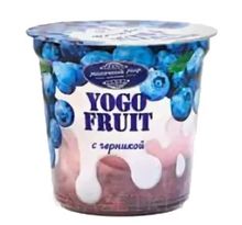 Белорусский йогурт &quot;Yogo Fruit&quot; 150г. Черника Молочный мир - купить с доставкой по Москве и области