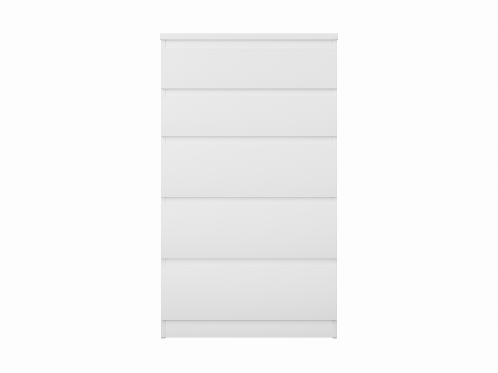 Комод Кастор 5 ящиков (белый)