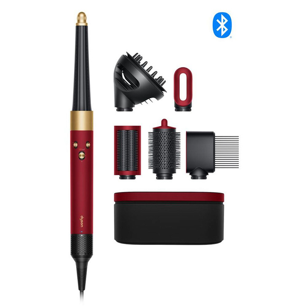 Стайлер Dyson HS08 Airwrap iD Long Barrel (2024) Diffuse Red Velvet/Gold EU