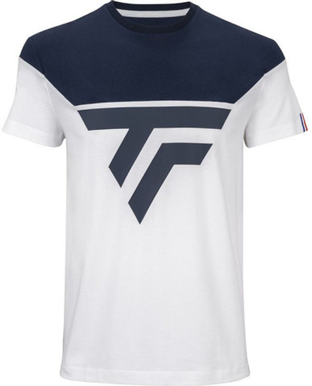 Мужская теннисная футболка Tecnifibre Training Tee - navy/white
