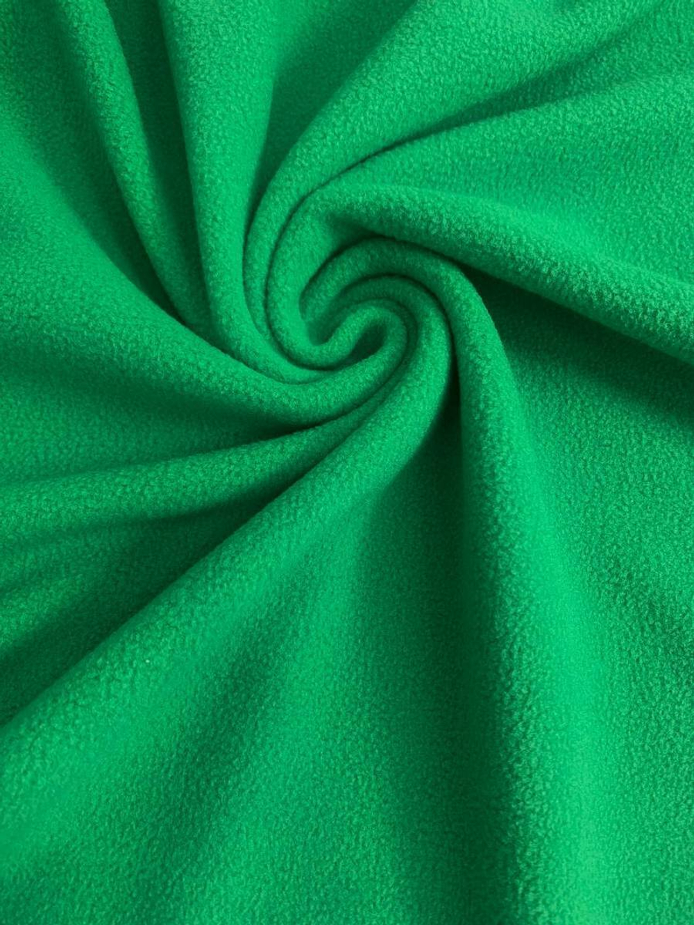 Флис гл. краш, зеленый, двухсторонний, антипиллинг