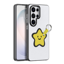 Чехол белого цвета для Samsung Galaxy S26 Ultra, серия Luvy Series Case (со съемным ремешком) от Dux Ducis