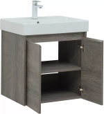 Тумба с раковиной Aquanet Nova Lite 298848 60 дуб рошелье