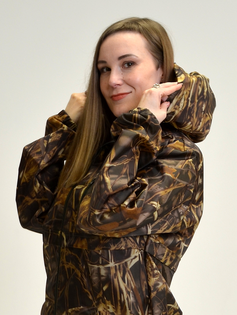 Спортивный костюм Prival Ветровлагозащитный женский, кмф Лес