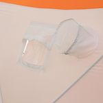 Палатка зимняя куб СЛЕДОПЫТ 1,8 х1,8 м, Oxford 210D PU 1000, S по полу 3,2  кв.м, цв. оранжевый/бел