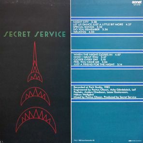 Secret Service / When The Night Closes In (LP)