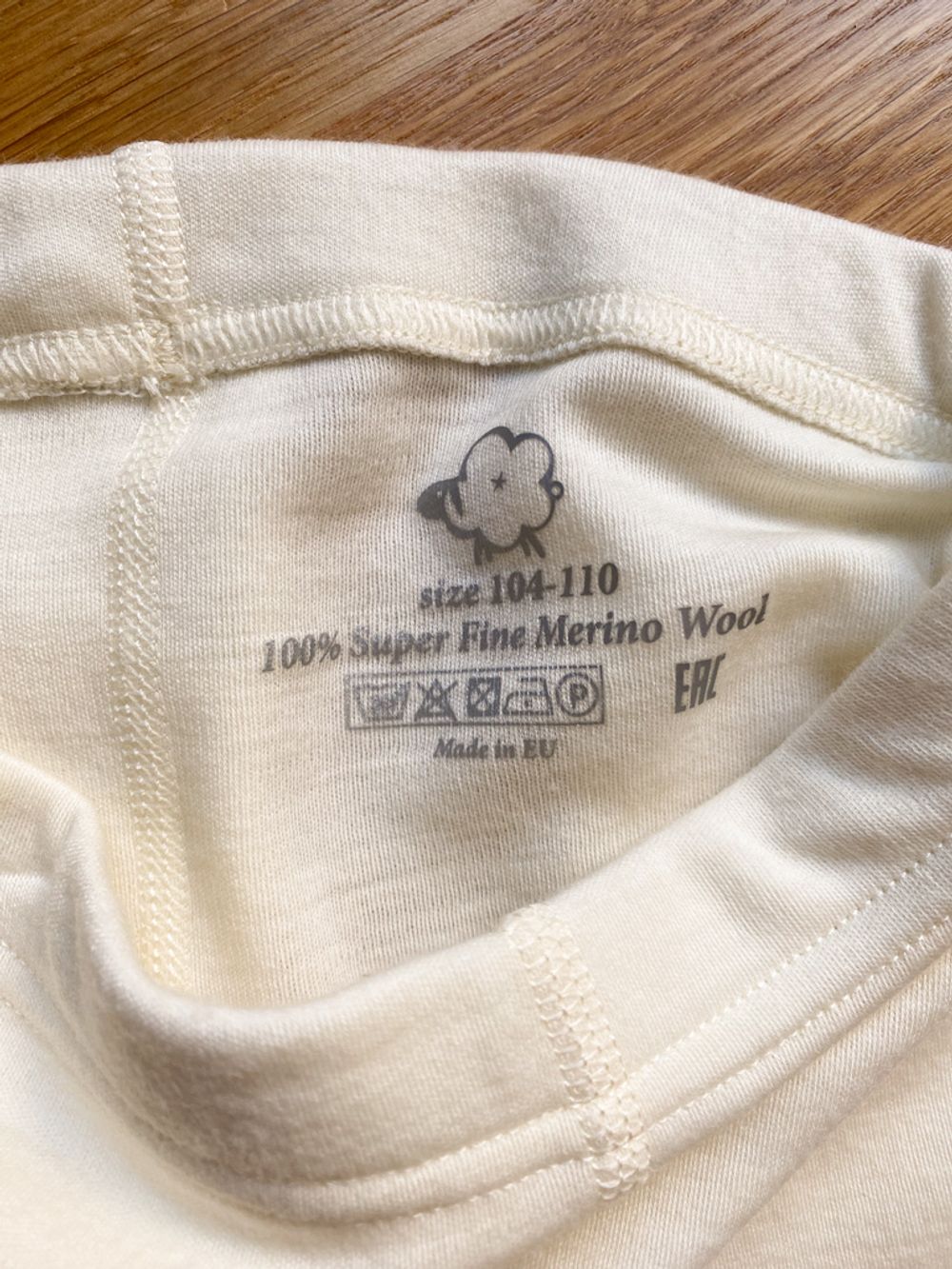 Новый шерстяной комплект термобелья Wool&Cotton, 110