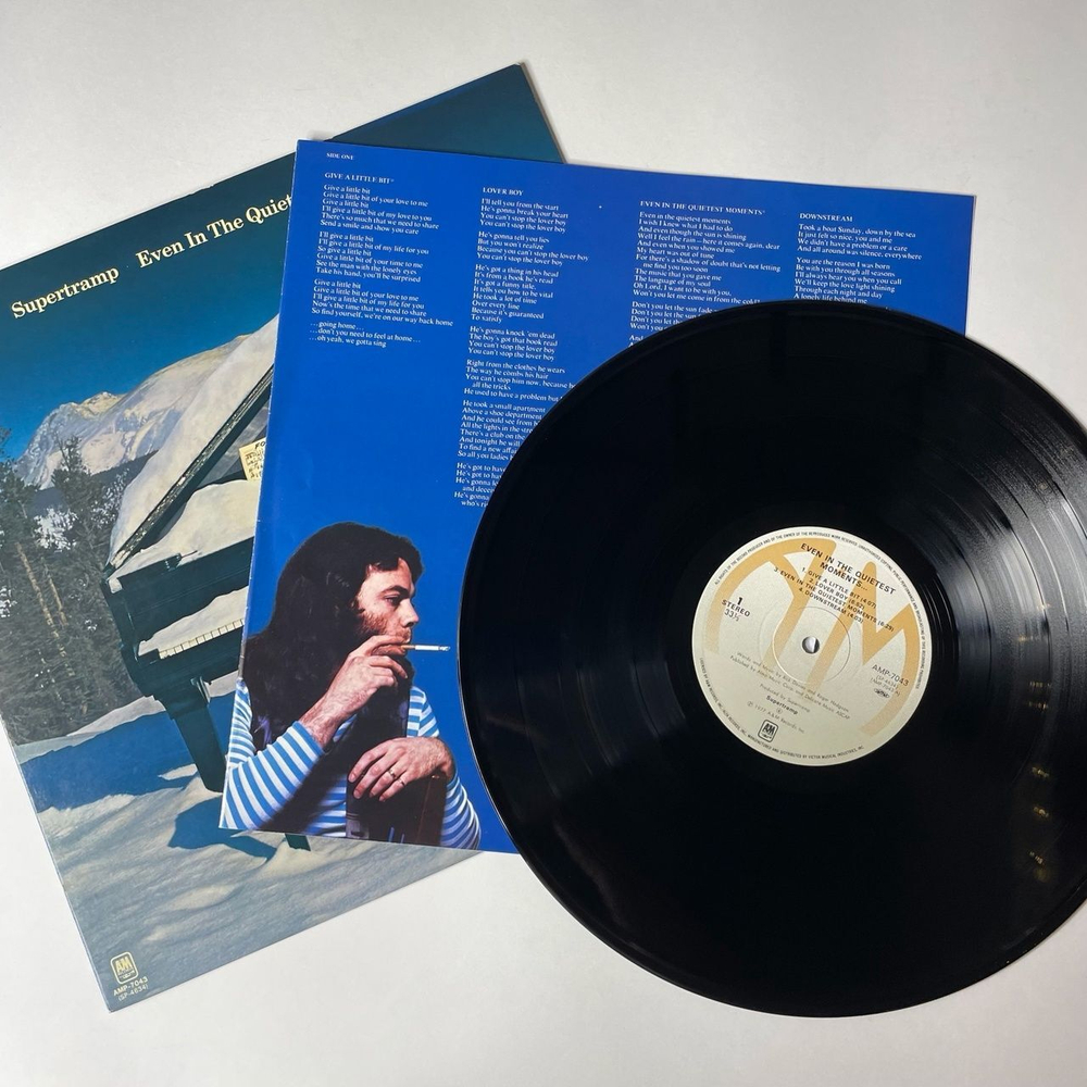 Винтажная виниловая пластинка LP Supertramp Even In The Quietest Moments (Japan 1979) (No Obi) From Now On