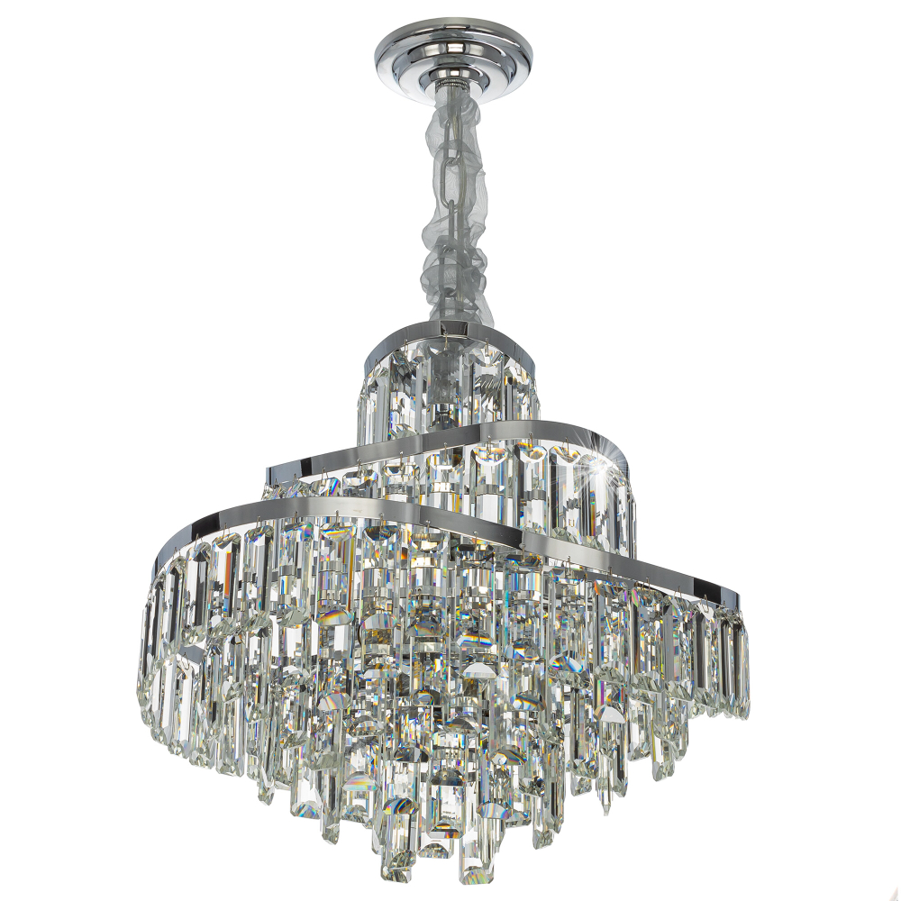 Citilux NAIAD CL315151 Люстра хрустальная подвесная Хром