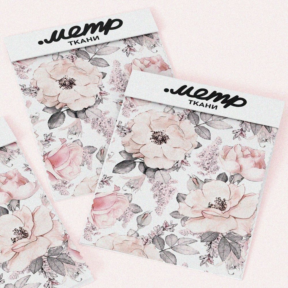 Ткань бязь весенний богатый букет цветов