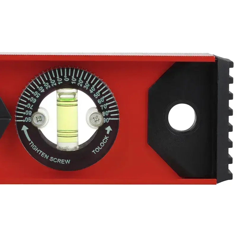 Уровень строительный алюминиевый REXANT Рельс с 3-мя глазками 40 см