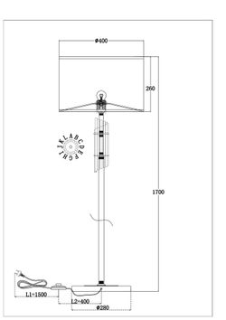 Торшер Maytoni Alloro MOD088FL-01BS