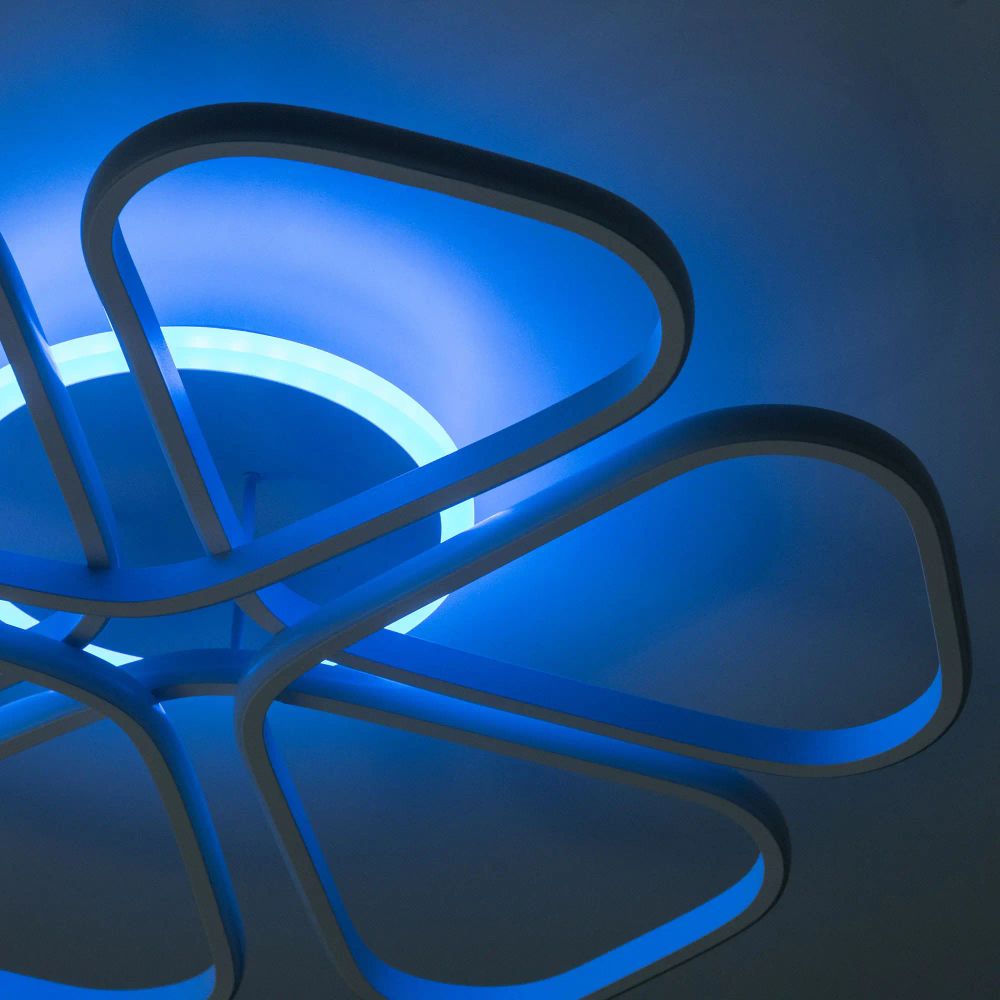 Citilux Сезар Смарт CL233A270E RGB Умная люстра Белая