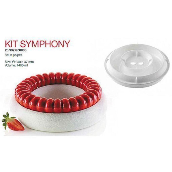 Форма кондитерская Silikomart KIT SYMPHONY, силикон, 24*4,7 см, Италия