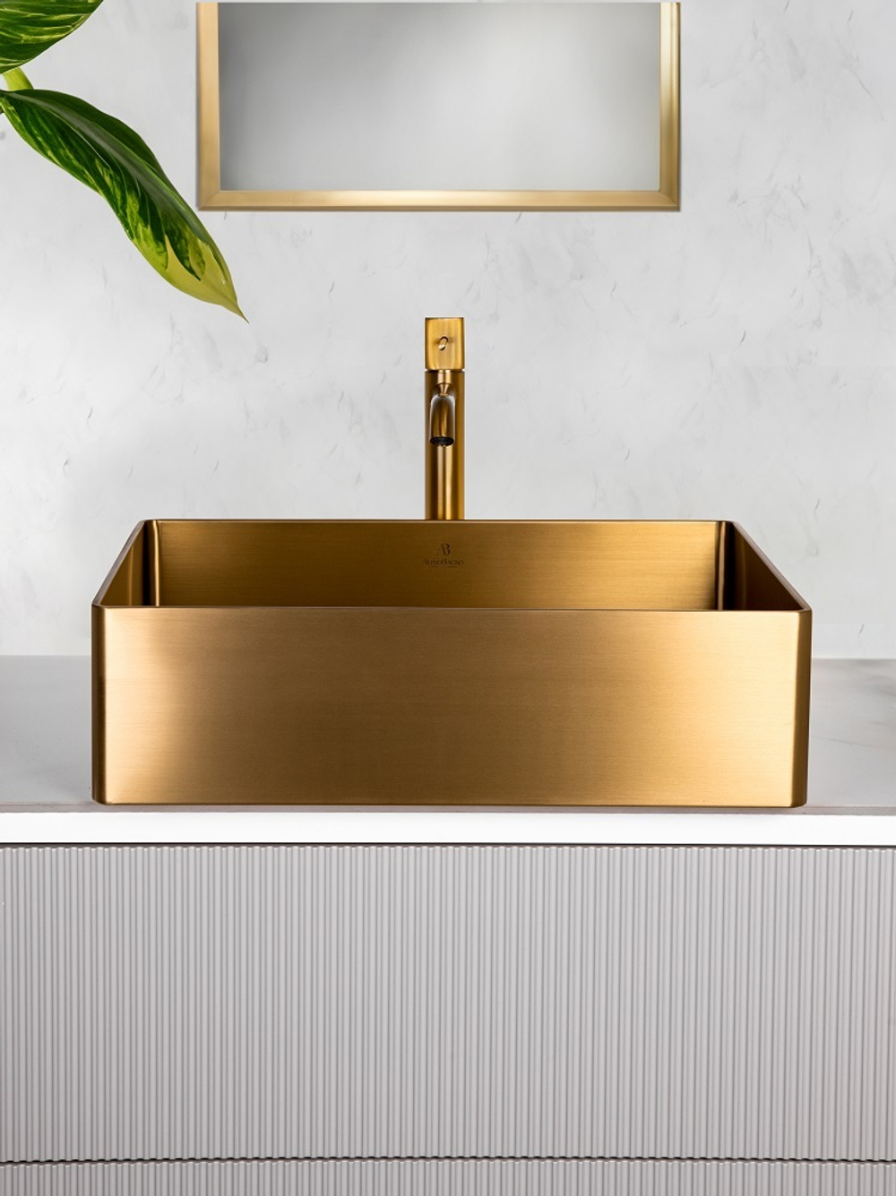 Раковина AltroBagno Accordo 001009 OrSp из нержавеющей стали