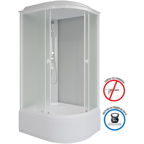 Душевая кабина Niagara Promo 100x70 L P100/70/40L/MT без гидромассажа