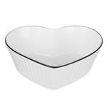 MILLIMI Соло Блюдо в форме сердца, 700мл, 17,5х16х6,5см, фарфор