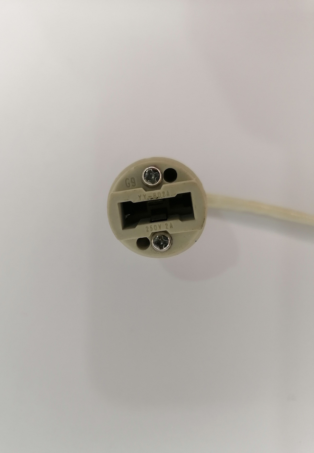 Патрон для галогенных ламп , 250V G9, LH119 (2штуки) керамика