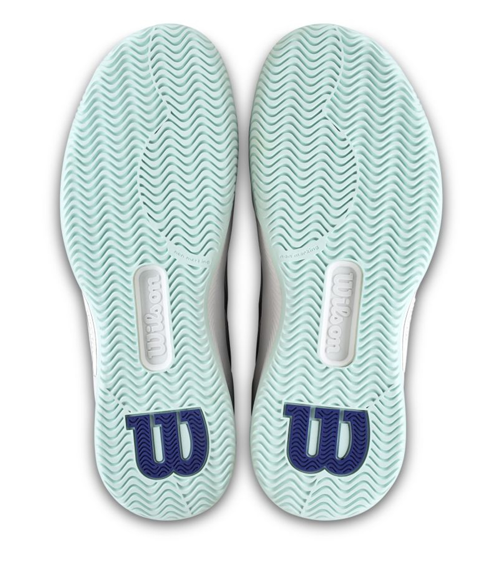 Женские теннисные кроссовки Wilson Intrigue Pro - white/bay/skipper blue