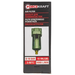 Фильтр воздушный для пневмосистем 3/8'' FORCEKRAFT FK-AF4000-03