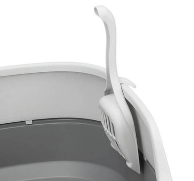 Лоток для кошек ЛЯ-МУРР 480х355мм с высоким бортом + подарок (совок) М1834