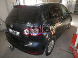 Фаркоп оцинкованный Galia A038C для Audi A3 2003-2008: хетчбек 3 двери, VW Golf V, VI, Plus хетчбек 3/5 дверей 2003-2008, 2008-2013 (2WD только)(паспорт и сертификат в комплекте)(без электрики)
