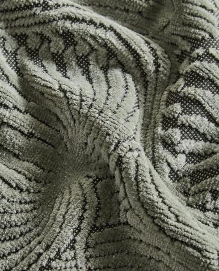 ZARA HOME ЖАККАРДОВОЕ БАННОЕ ПОЛОТЕНЦЕ С МОЗАИЧНЫМ УЗОРОМ, ЗЕЛЕНЫЙ