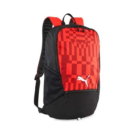 Рюкзак спорт. PUMA IndividualRISE Backpack, 09057603, полиэстер, черно-красный