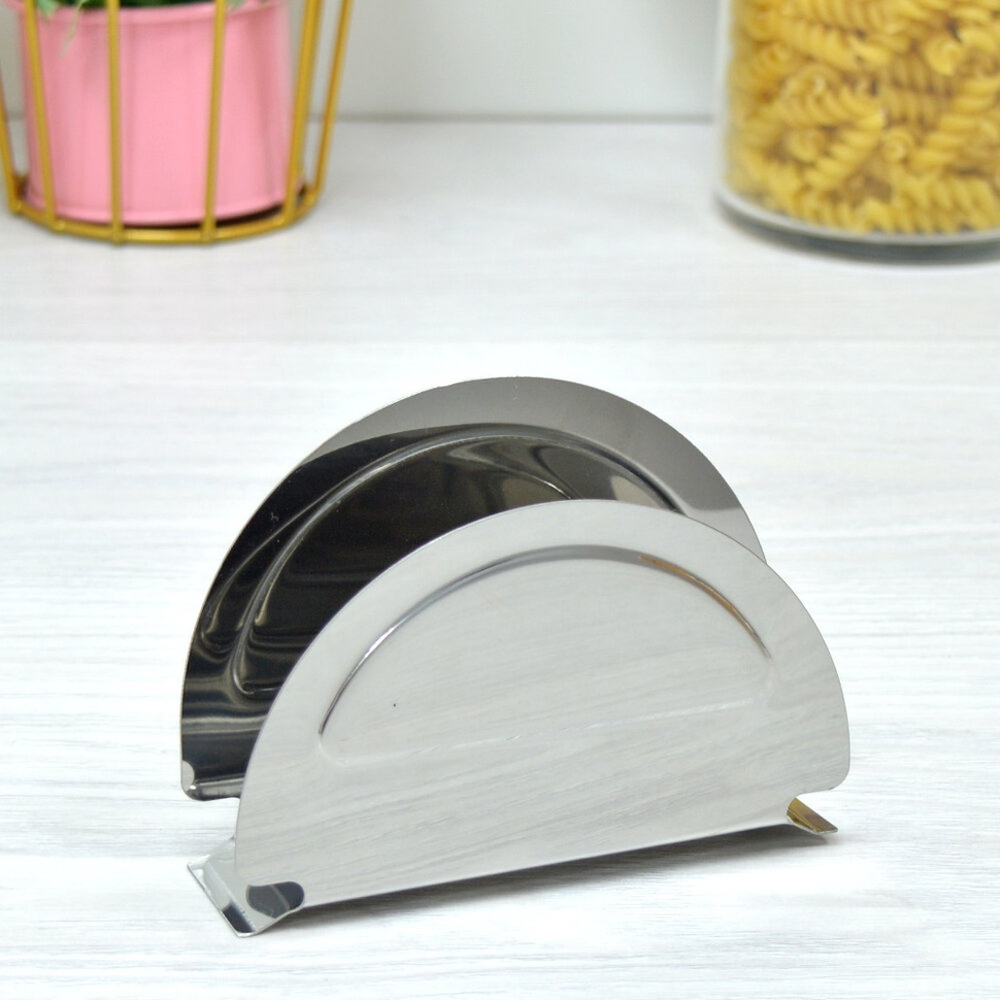 Салфетница нерж 12*8*3см