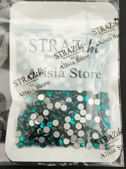 Стразы холодной фиксации стекло ss20 Green Zircon